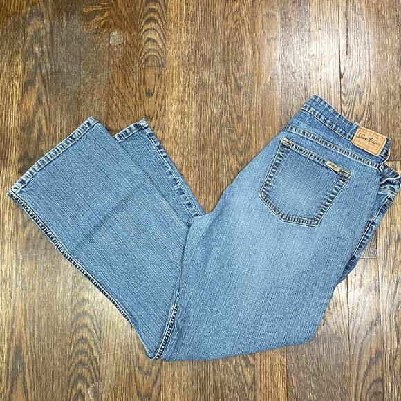 Levi's Signature Jeans Size Misses 14 Short - Stretch Low Rise Boot Cut - Picture 10 of 11